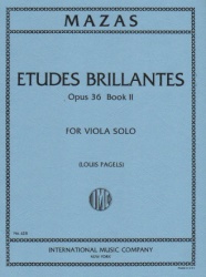 Etudes Brillantes, Op. 36, Book 2 - Viola