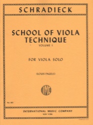 School of Viola Technique, Vol. 1