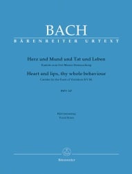 Cantata 147 / Herz und Mund - Vocal Score