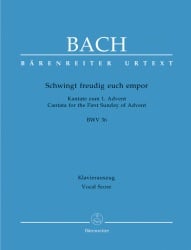 Cantata No. 36 Schwingt freudig euch empor - Vocal Score