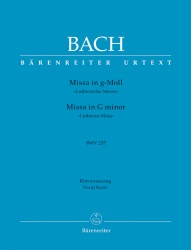 Mass in G minor, BWV 235 "Lutheran Mass 3" - Vocal Score