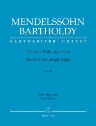 First Walpurgis Night, Op. 60 - Vocal Score