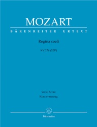 Regina coeli in C major, K. 276 (321b) - Vocal Score