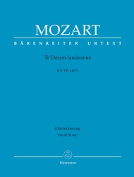 Te Deum laudamus, K 141 (66b) - Vocal Score