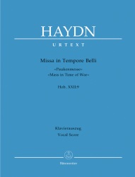 Missa in Tempore Belli, Hob. XXII No. 9  - Vocal Score