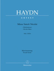 Missa Sancti Nicolai, Hob. XXII No. 6 "Nicolai Mass"  - Vocal Score