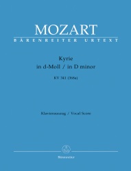 Kyrie in D minor, K. 341 (368a) - Vocal Score