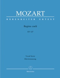 Regina coeli in B-flat major, K. 127 - Vocal Score