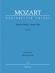 Sancta Maria, mater Dei, K. 273 - Vocal Score