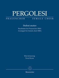 Stabat mater - Vocal Score