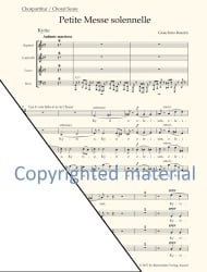 Petite Messe solennelle - Choral Vocal Score