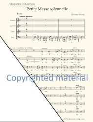 Petite Messe solennelle - Choral Vocal Score