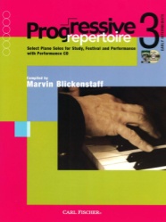 Progressive Repertoire 3 (Book/CD) - Piano