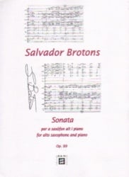 Sonata, Op. 99 - Alto Sax and Piano