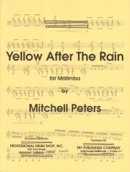 Yellow After the Rain - Marimba Solo