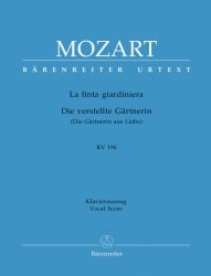 La finta giardiniera, K. 196 - Vocal Score (Italian / German)