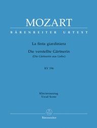 La finta giardiniera, K. 196 - Vocal Score (Italian / German)