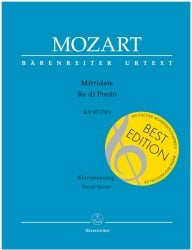 Mitridate, Re di Ponto, K. 87 (74a) - Vocal Score (Italian / German)