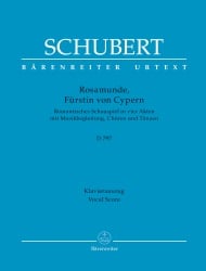 Rosamunde, Furstin von Cypern, D. 797 - Vocal Score (German)