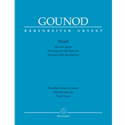 Faust (Version with Recitatives) - Vocal Score (French / German)