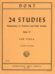 24 Studies, Op. 37 - Viola