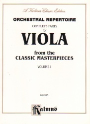 Orchestral Repertoire from the Classic Masterpieces, Vol. 1 - Viola