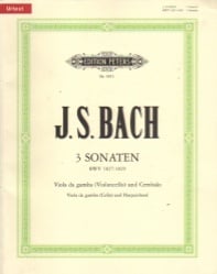 3 Sonatas  - Cello (or Viola da Gamba) and Harpsichord