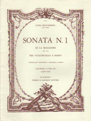 Sonata No. 1 in A Major, G. 13 - Cello and Piano