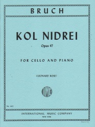 Kol Nidrei, Op. 47 - Cello and Piano