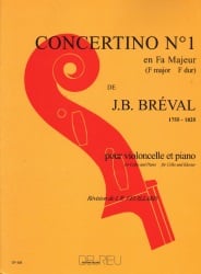 Concertino No. 1 in F Major - Cello and Piano