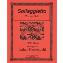 Solfeggietto - Clarinet Unaccompanied