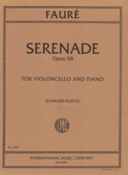 Serenade, Op. 98 - Cello and Piano