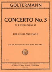 Concerto No. 3 in B Minor, Op. 51 - Cello and Piano
