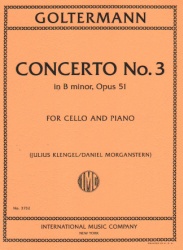 Concerto No. 3 in B Minor, Op. 51 - Cello and Piano