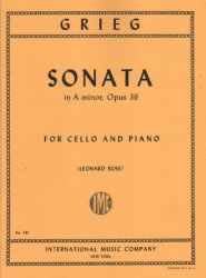 Sonata in A Minor, Op. 36 - Cello and Piano