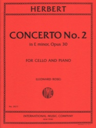 Concerto No. 2 in E Minor, Op. 30 - Cello and Piano