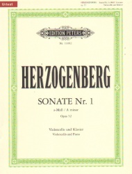 Sonata No. 1 in A Minor, Op. 52 - Cello and Piano