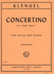 Concertino in C Major, Op. 7 - Cello and Piano