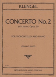 Concerto No. 2 in D Minor, Op. 20 - Cello and Piano