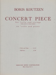 Concert Piece - Cello and Piano
