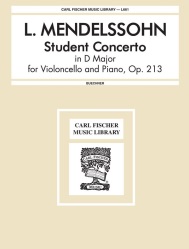 Student Concerto in D Major, Op. 213 - Cello and Piano