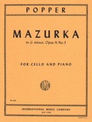Mazurka in G Minor, Op. 11, No. 3 - Cello and Piano