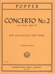 Concerto No. 2 in E Minor, Op. 24 - Cello and Piano