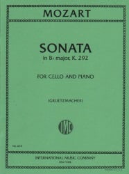 Sonata in B-flat Major, K. 292 - Cello and Piano