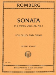 Sonata in E Minor, Op. 38, No. 1 - Cello and Piano
