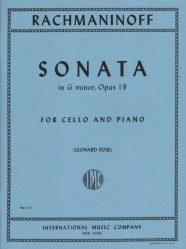 Sonata in G Minor, Op. 19 - Cello and Piano