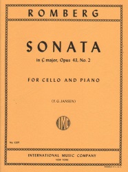 Sonata in C major, Op. 43 No. 2 - Cello and Piano