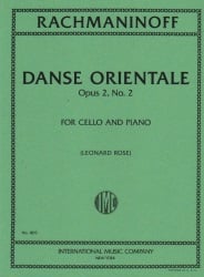 Danse Orientale, Op. 2 No. 2 - Cello and Piano