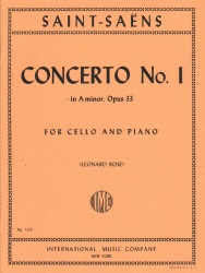 Concerto No. 1 in A Minor, Op. 33 - Cello and Piano