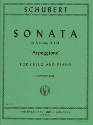 Sonata in A Minor, D. 821 "Arpeggione" - Cello and Piano